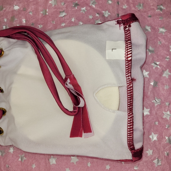 NEW LARGE ROSEWOOD 2 PIECE SWIMSUIT POPULAR BRAND REMOVALBLE PADS HALTER BIKINI - Picture 12 of 13